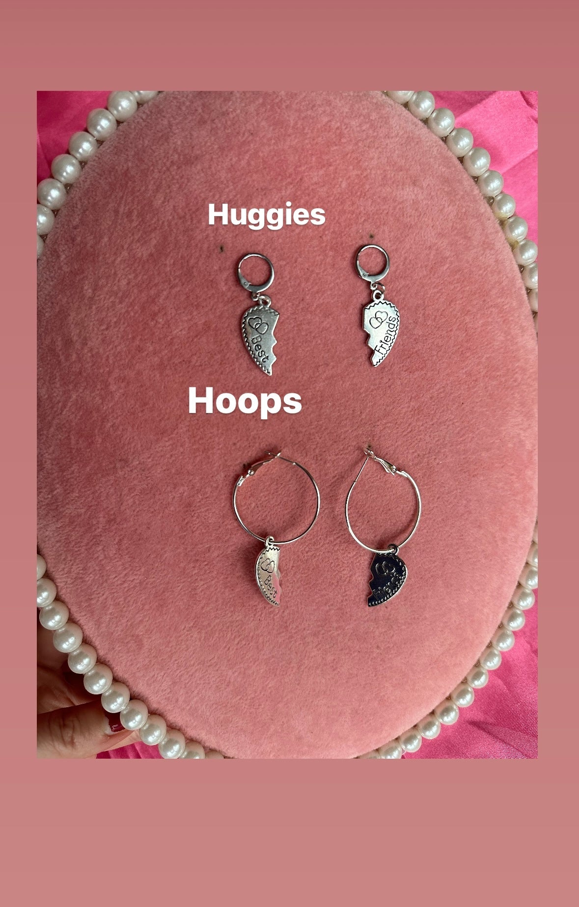 Best friends earrings