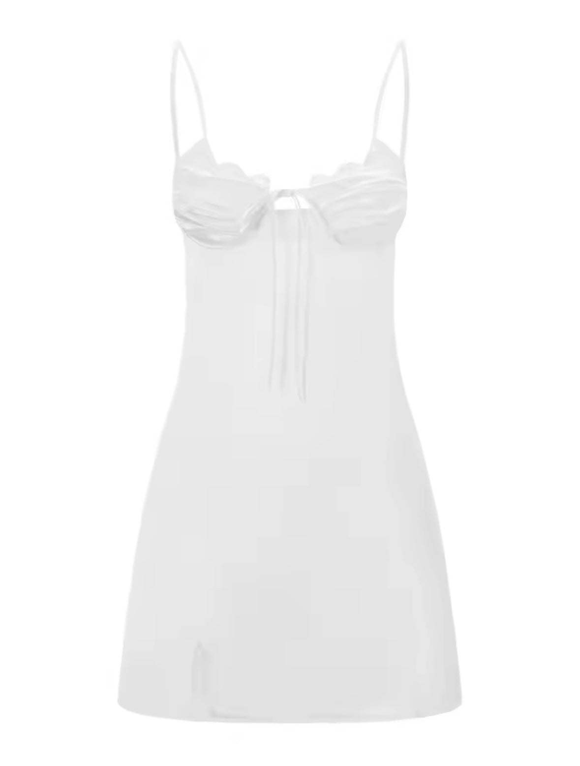 Mini satin dress