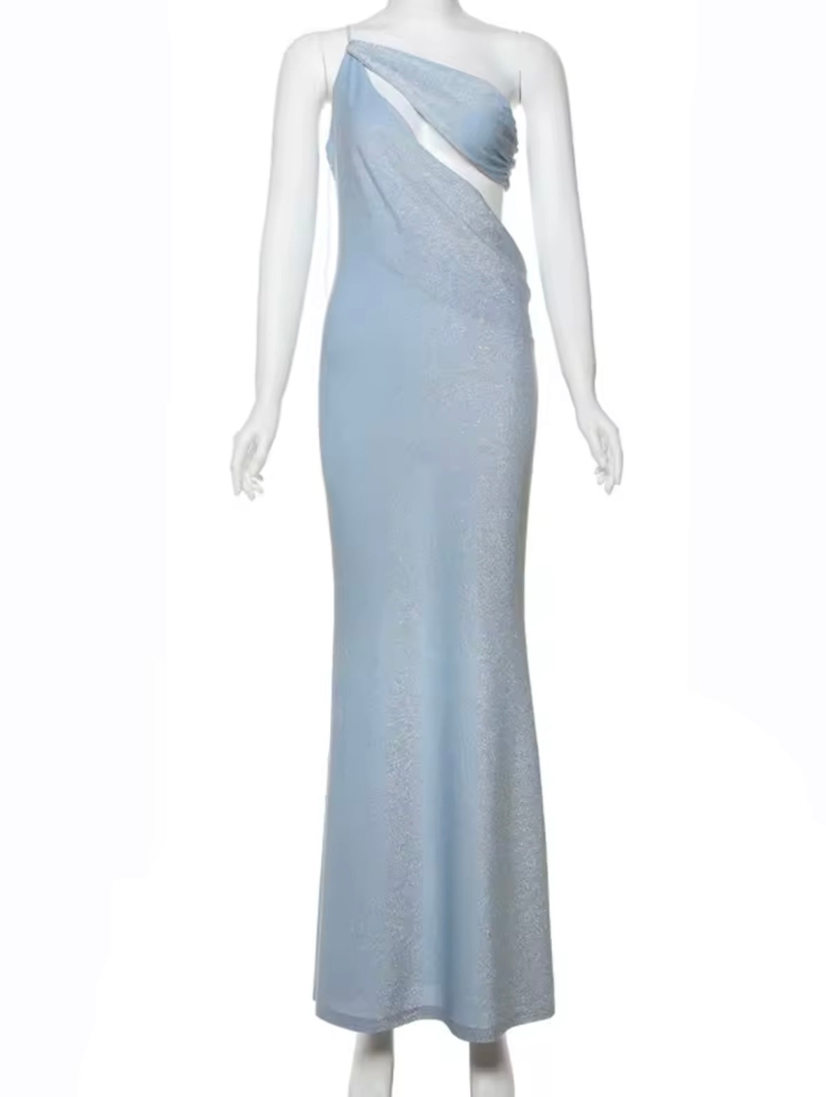 Backless cut out maxi dress