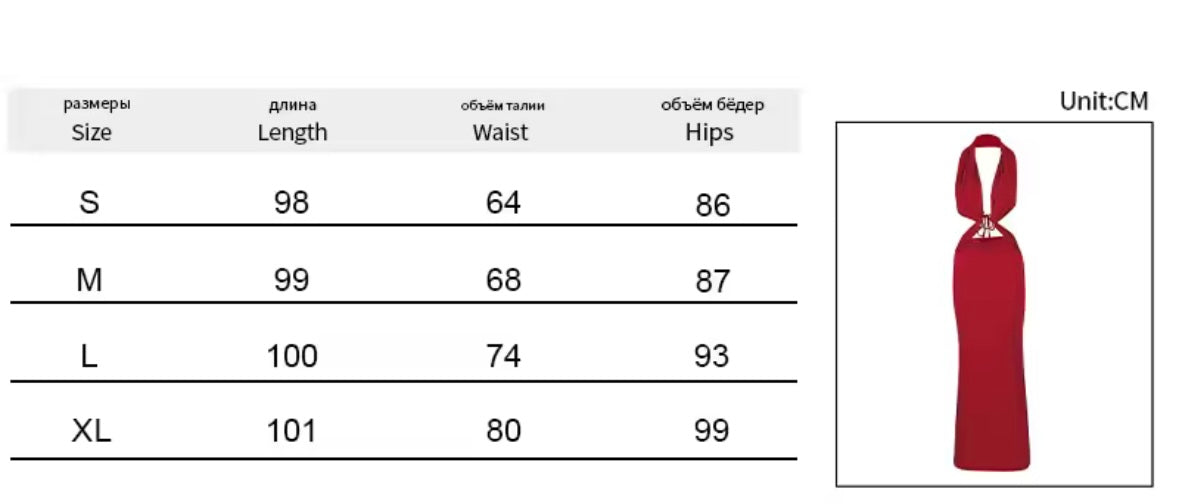 Maxi ring detail dress