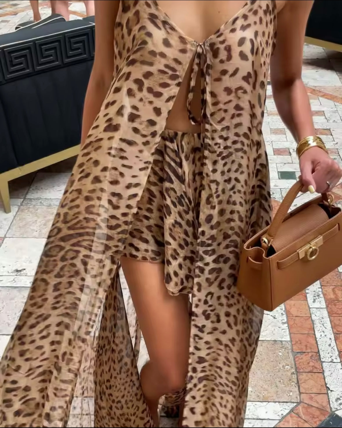 Leopard print co ord set