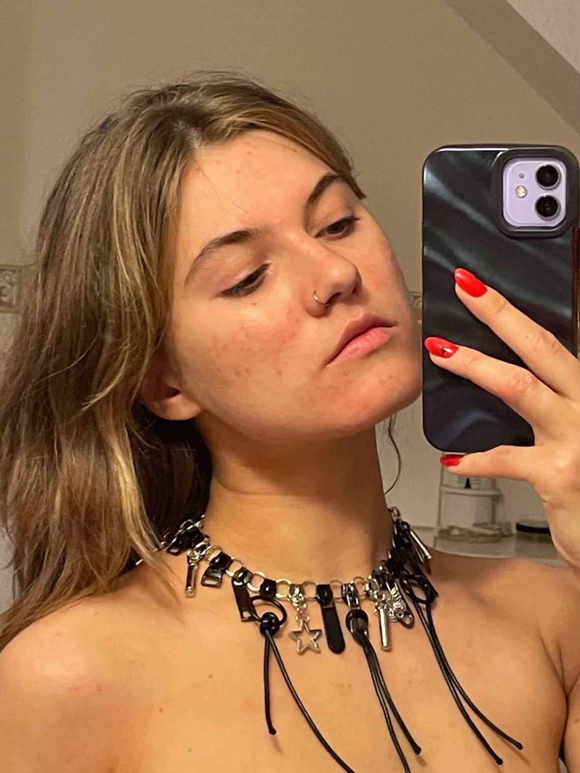 Zip necklace
