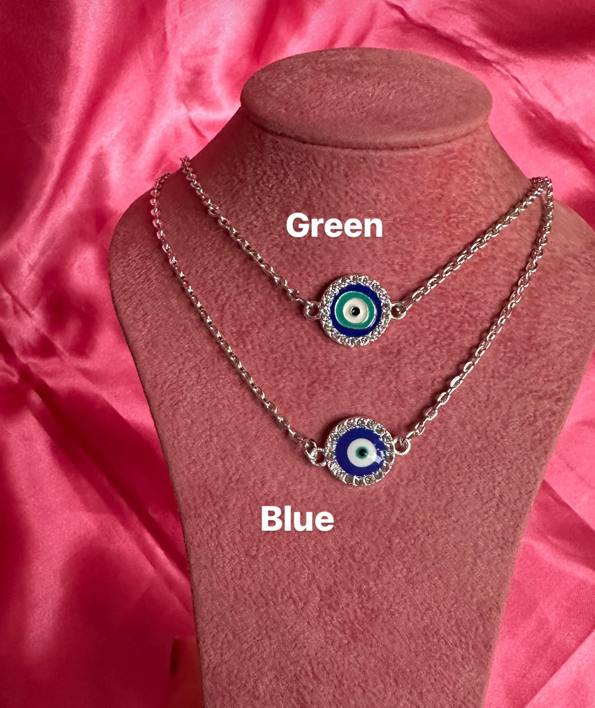 Evil eye pendant necklace