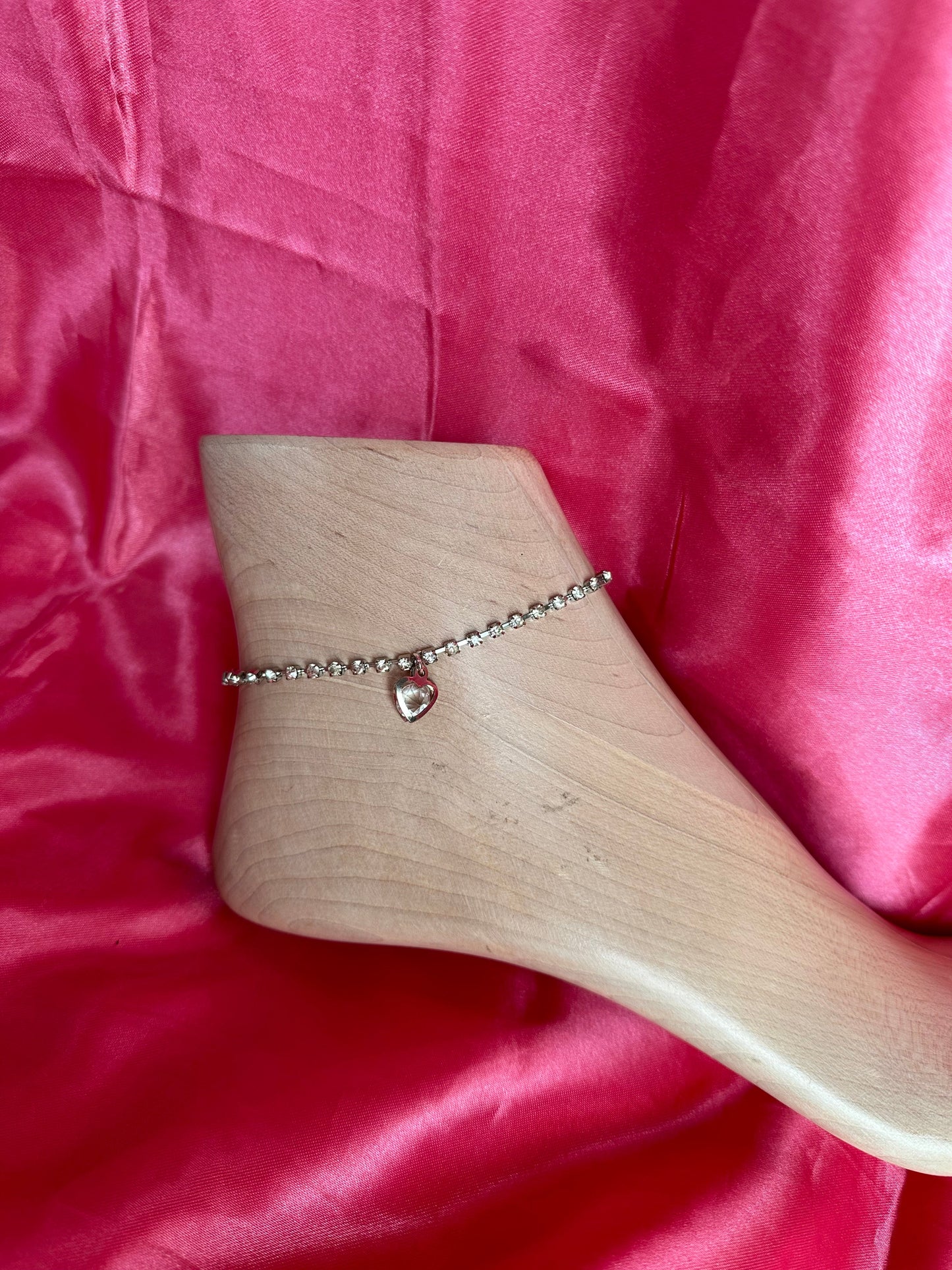 Crystal shape anklet