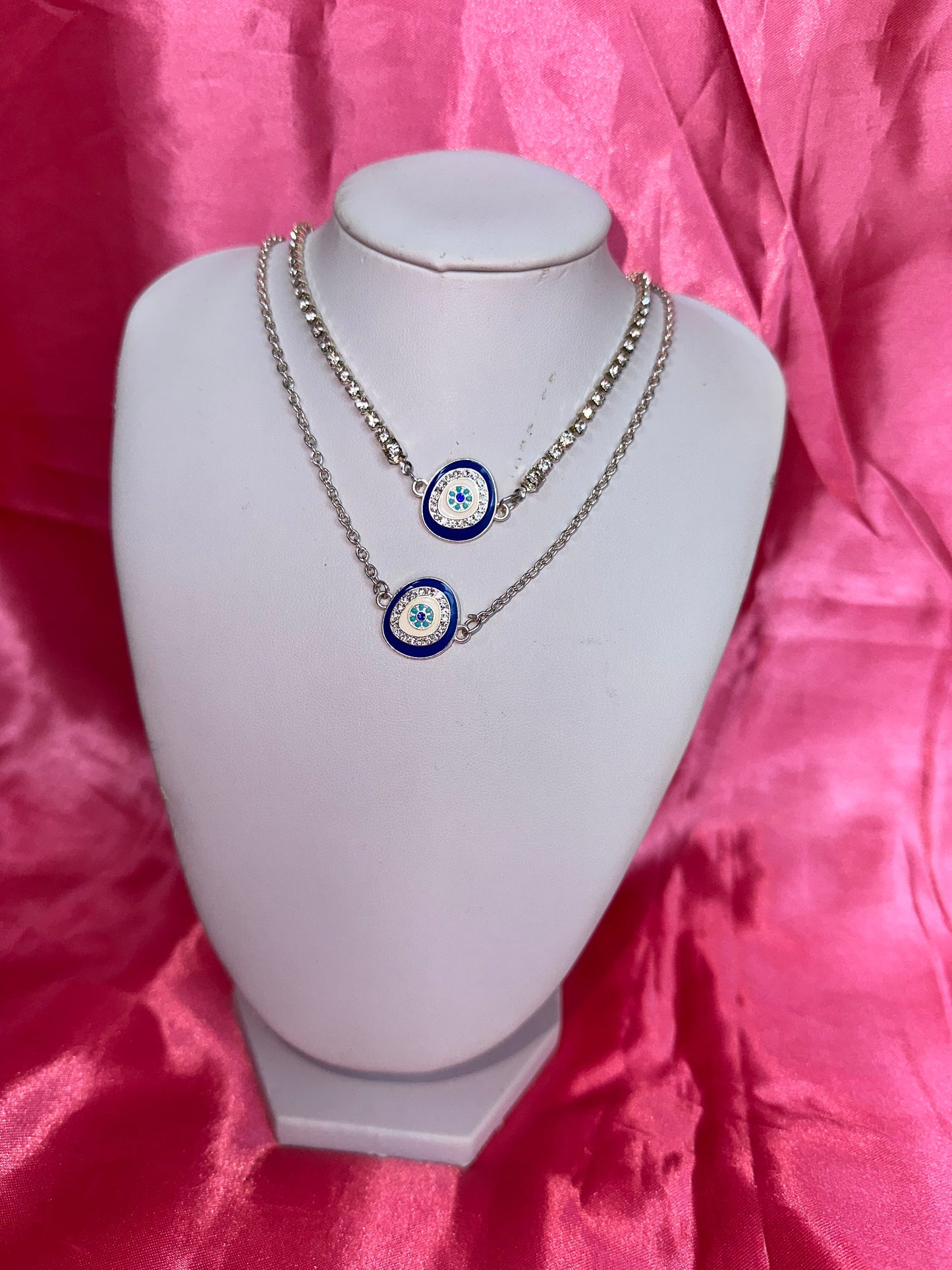 Evil eye luxe necklace