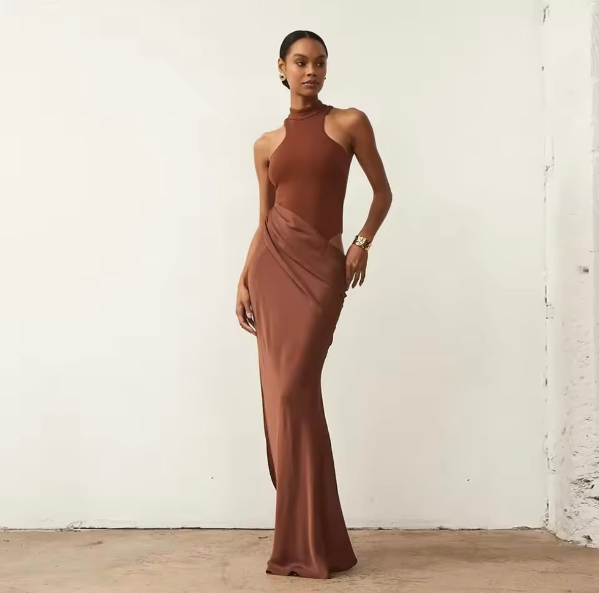 Cut out maxi dress