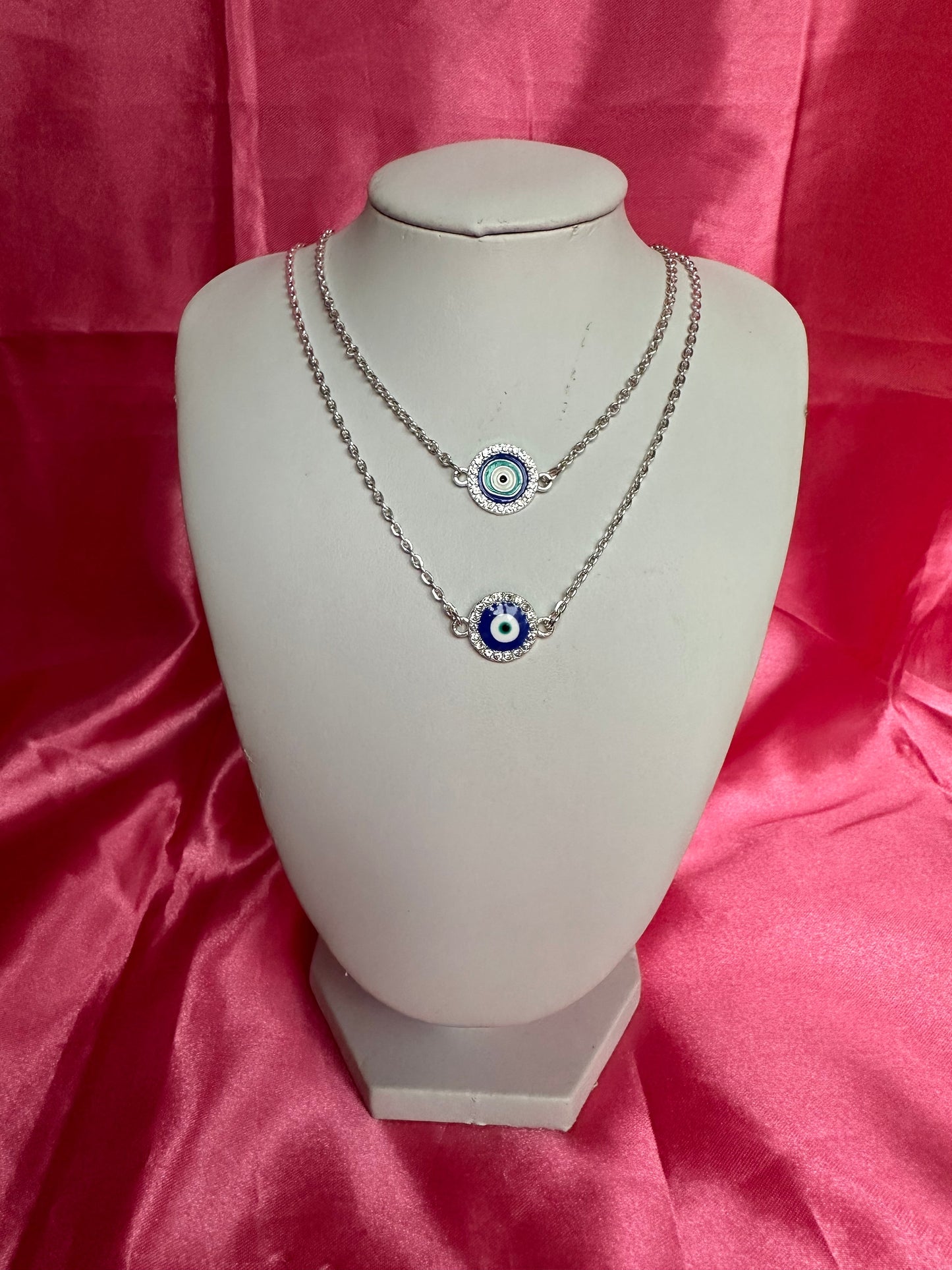Evil eye pendant necklace