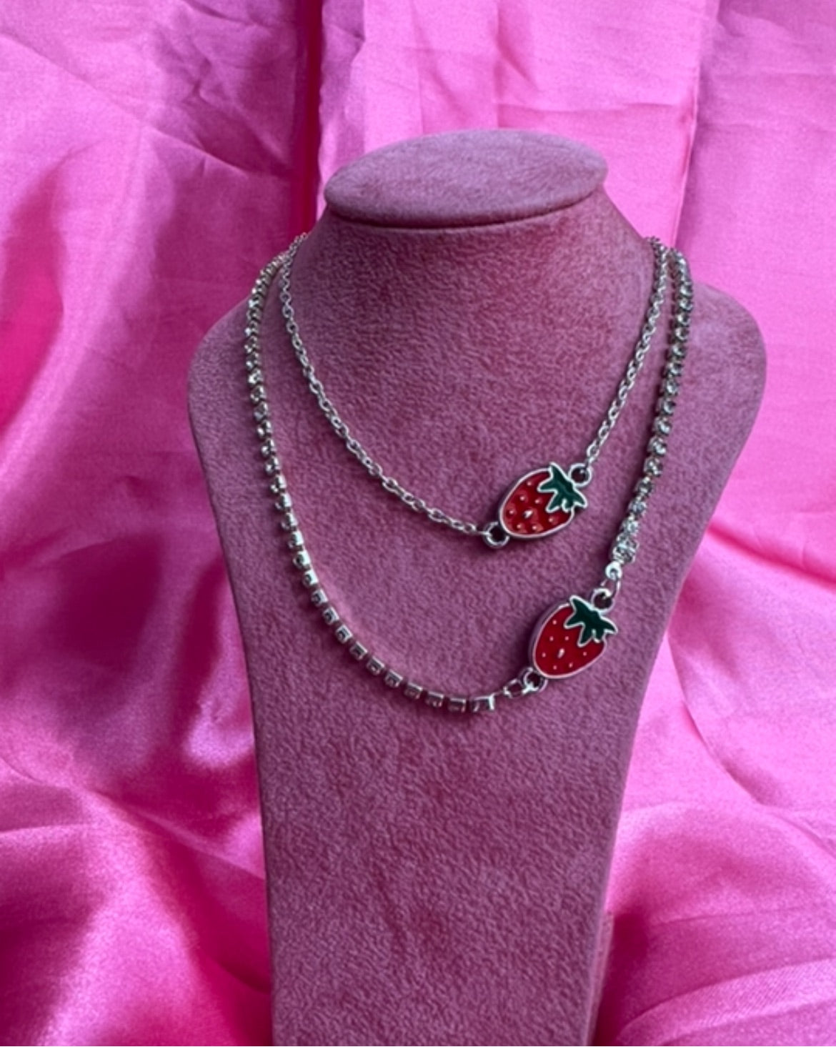 Strawberry necklace