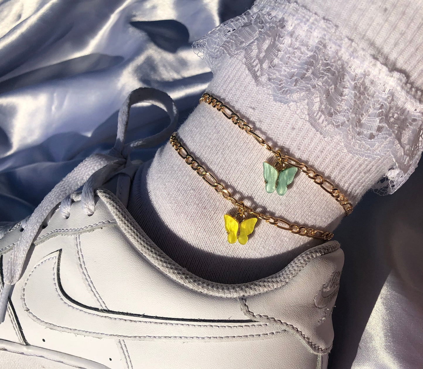 Mariposa anklet