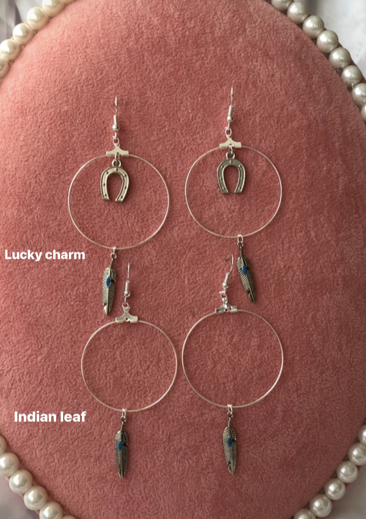 Lucky charm earrings