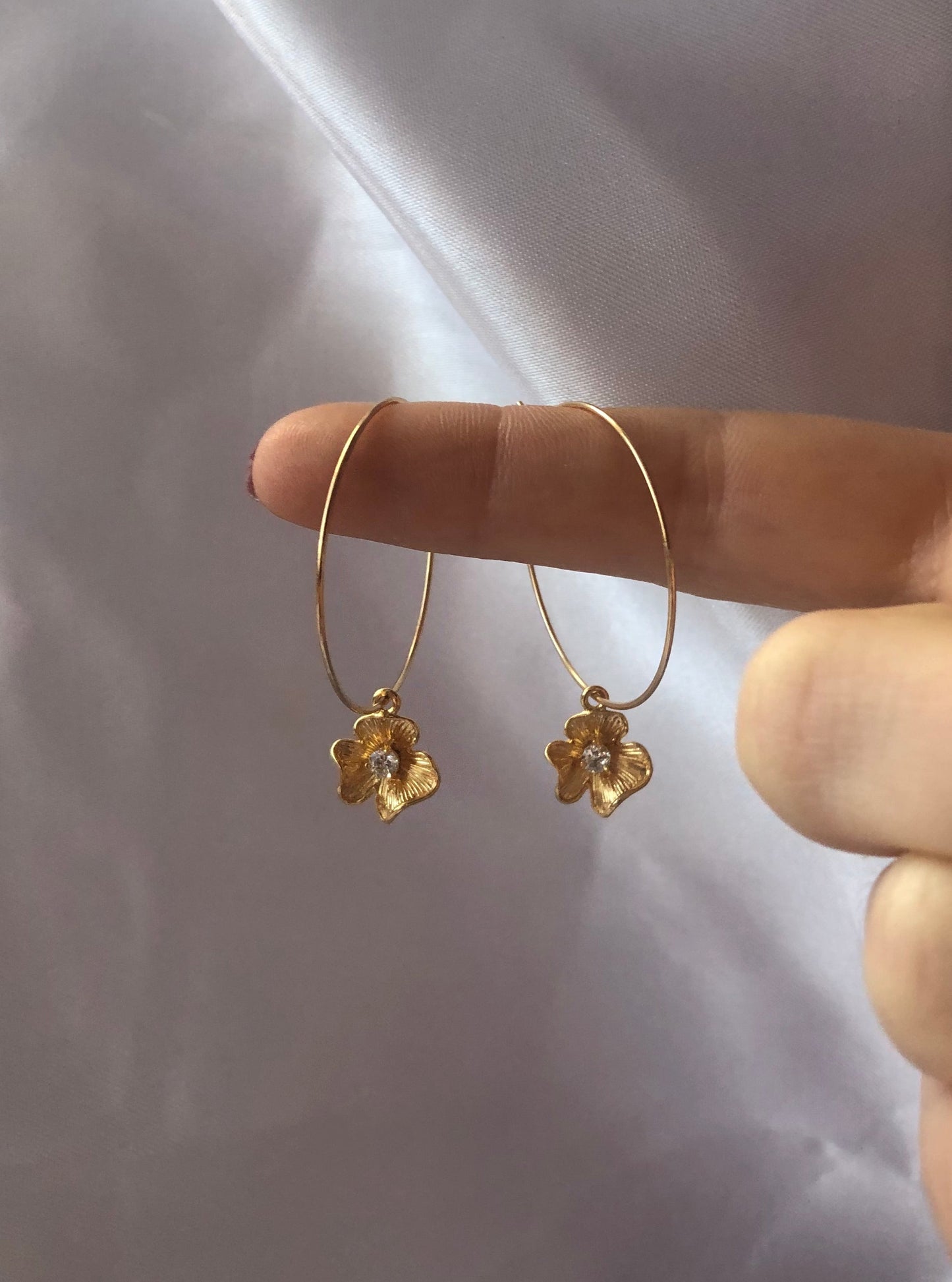 Flower hoops