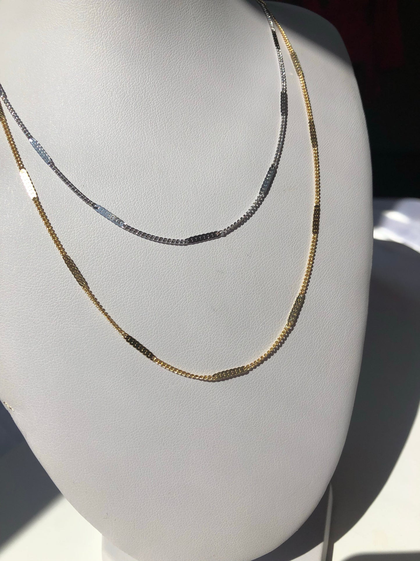 Pressed link chain