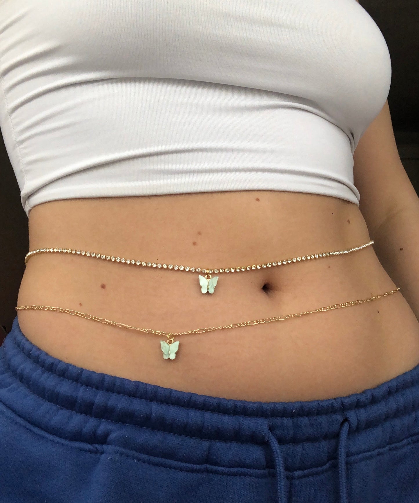 Mariposa belly chain