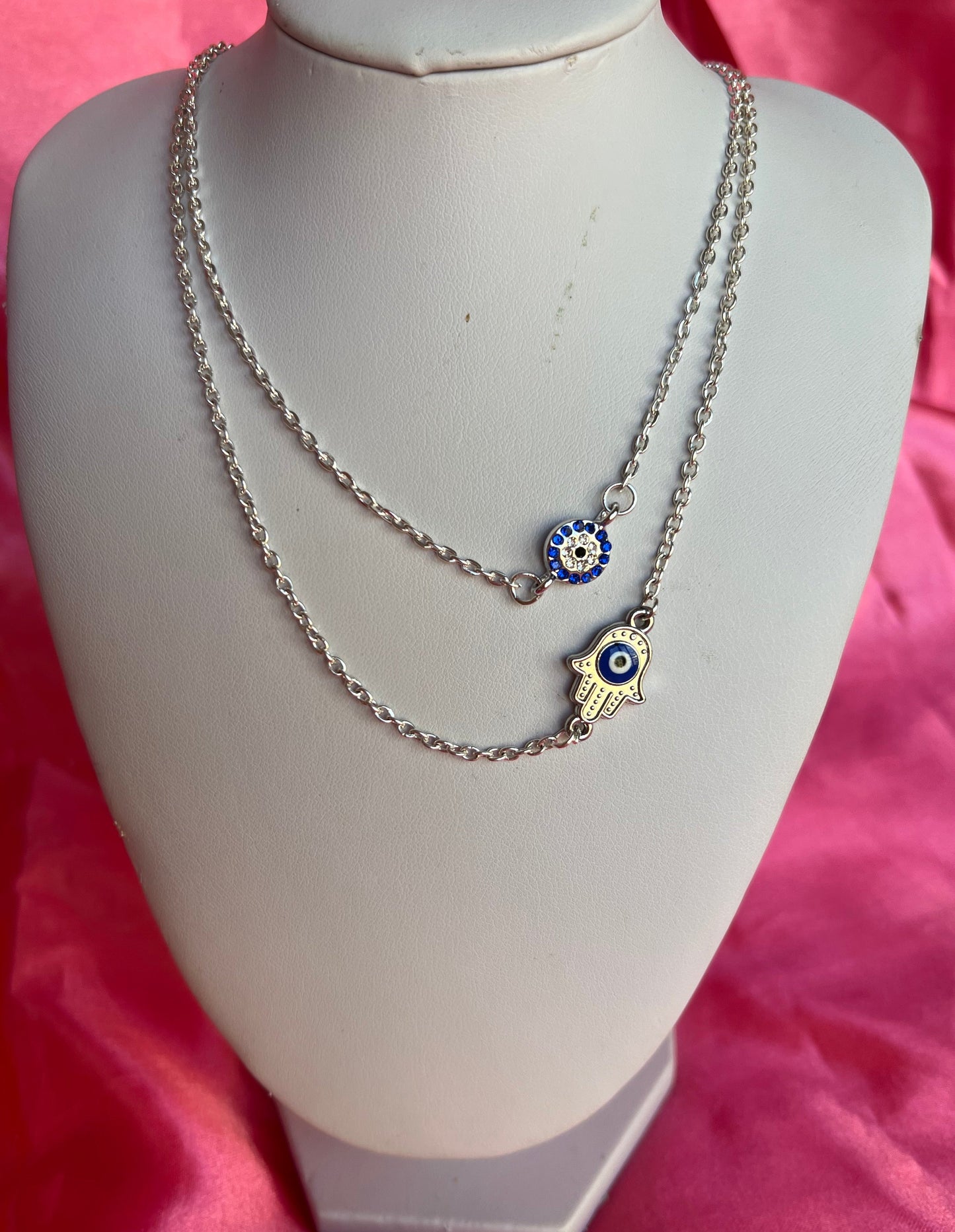 Evil eye necklace