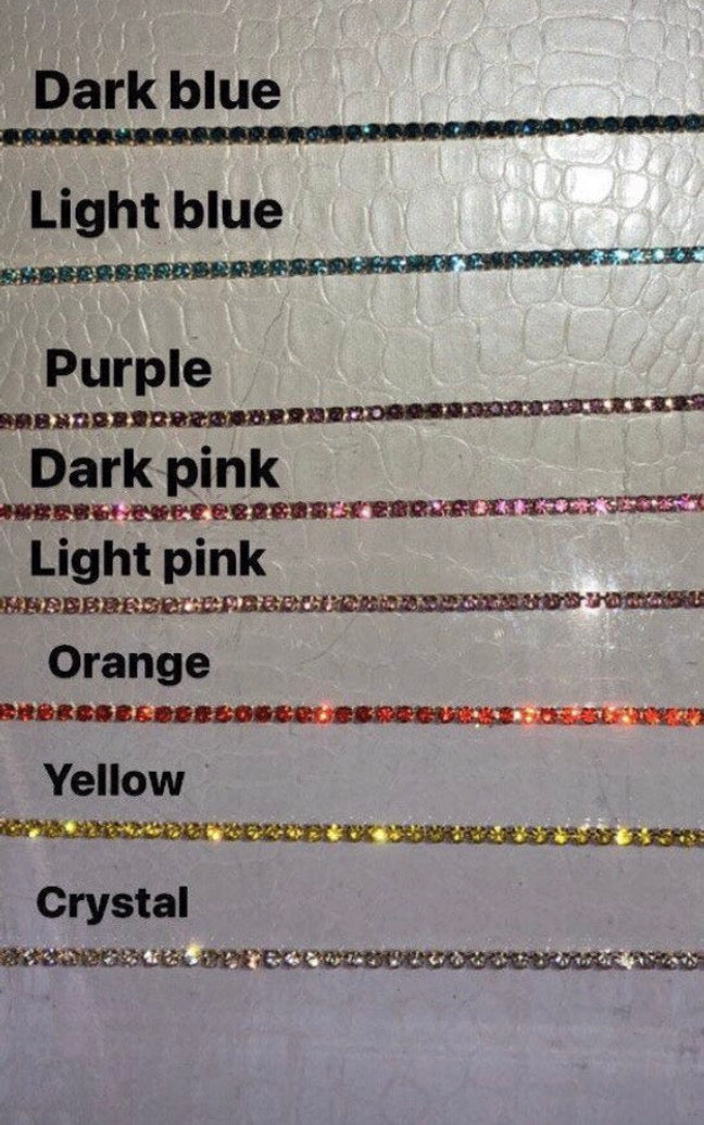 Luxe double leg bling