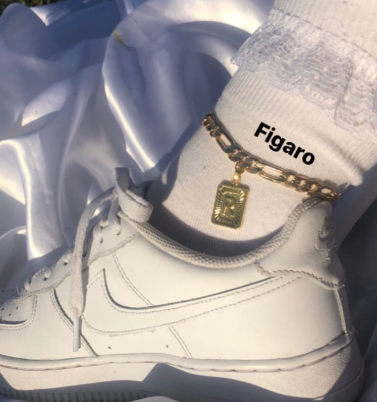 Letter anklet