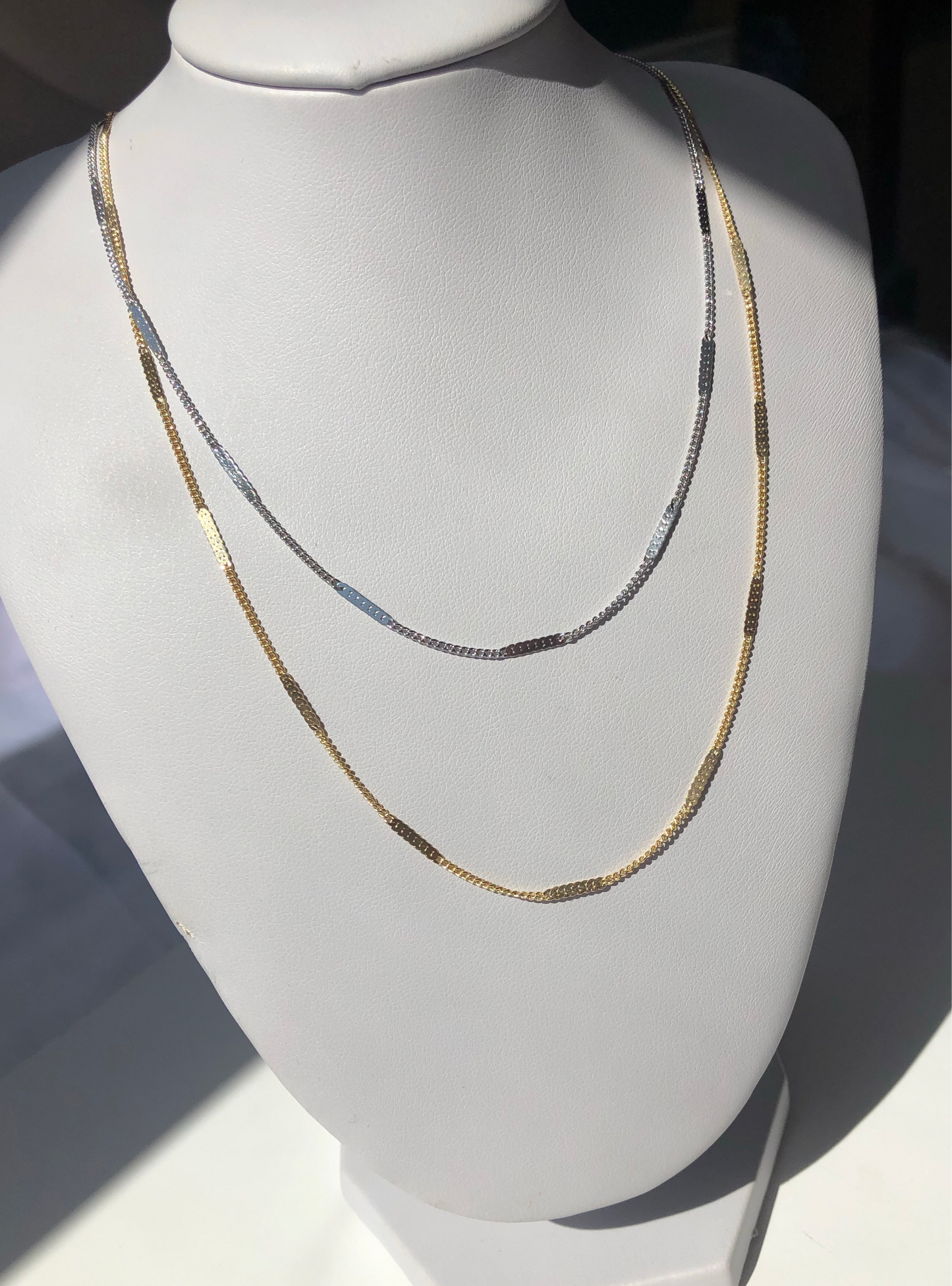 Pressed link chain