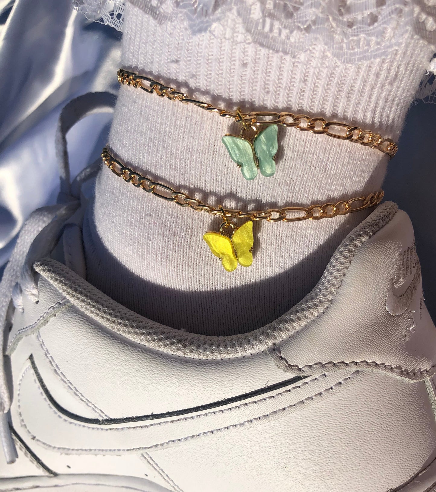 Mariposa anklet