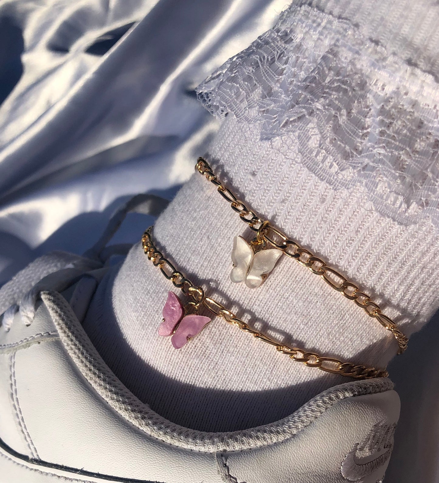 Mariposa anklet