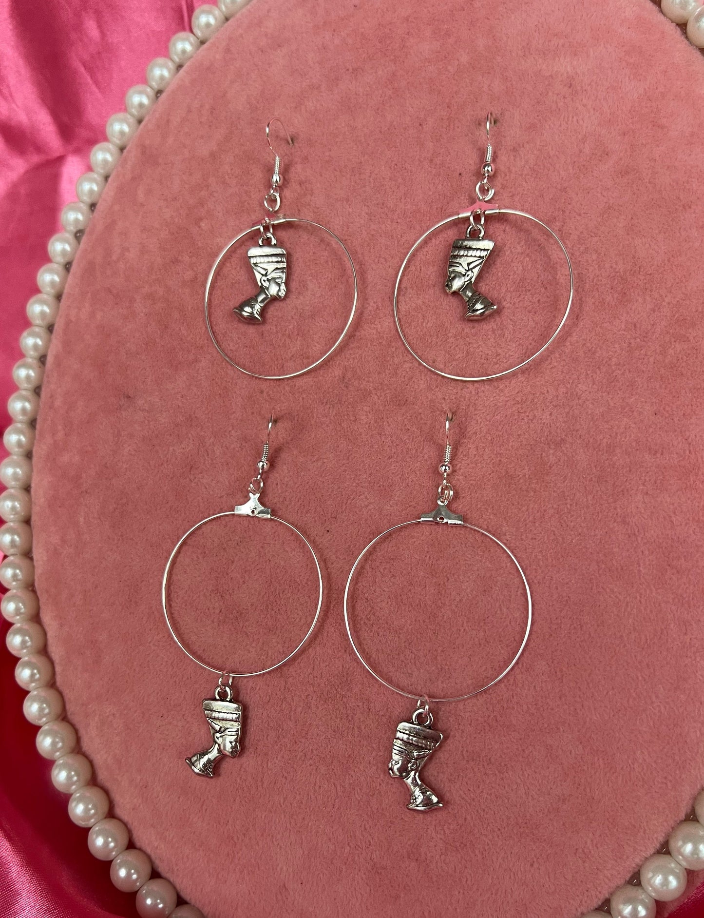 Nefertiti hoops