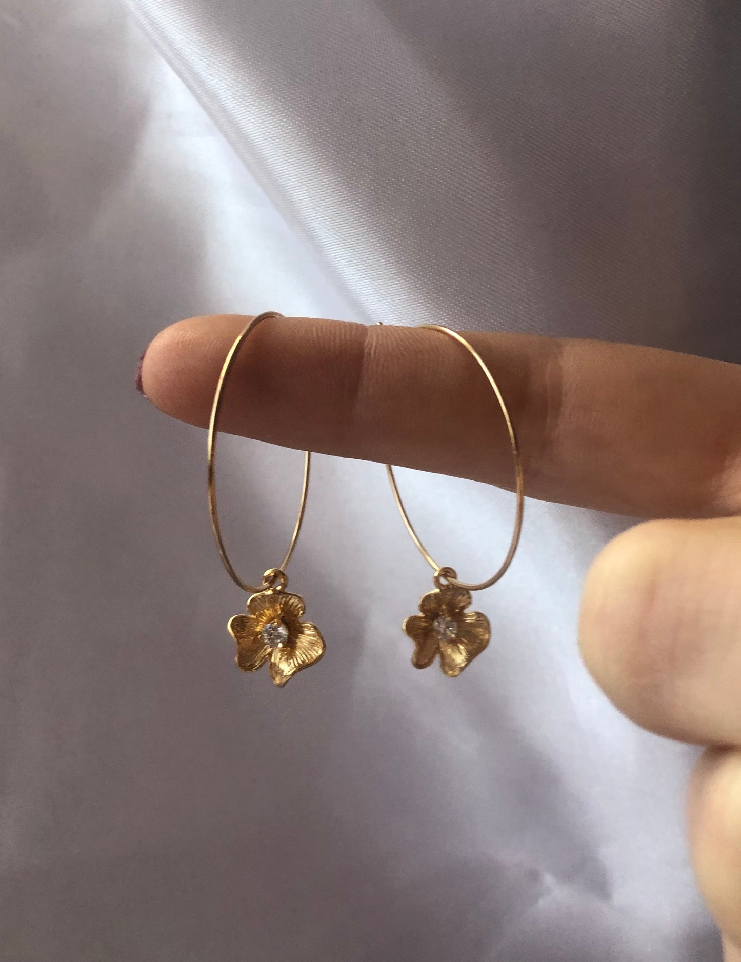 Flower hoops