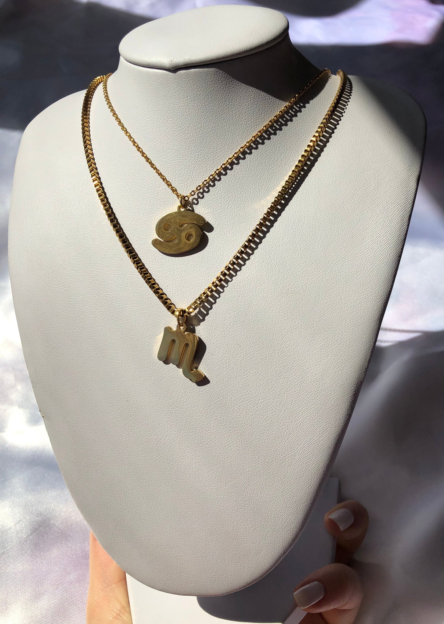 Zodiac pendant necklace