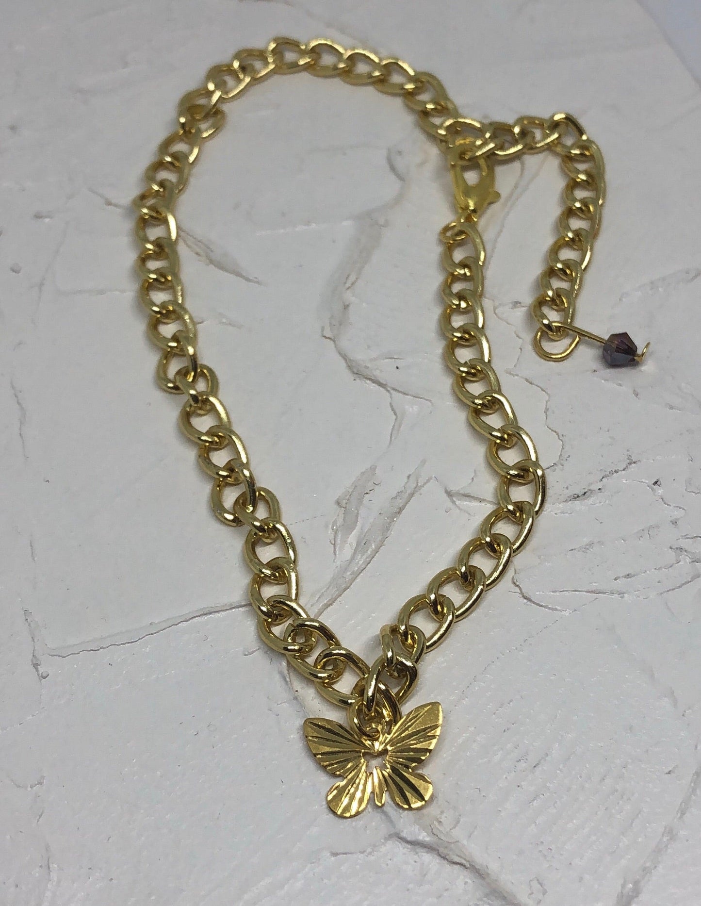 Butterfly anklet - Icegoldbyvee