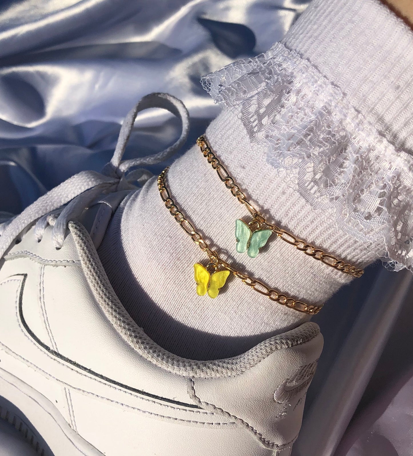 Mariposa anklet