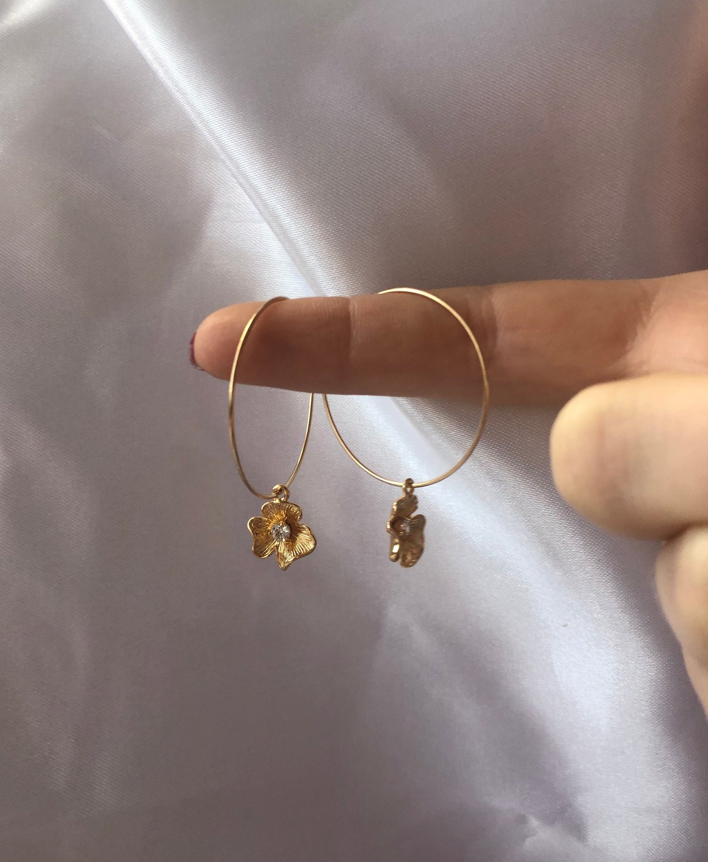 Flower hoops