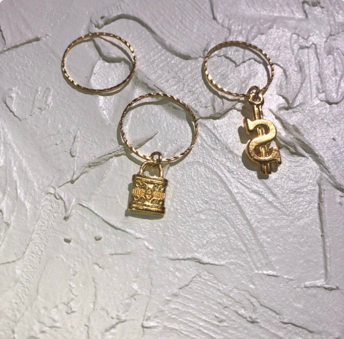 Pendant ring - Icegoldbyvee
