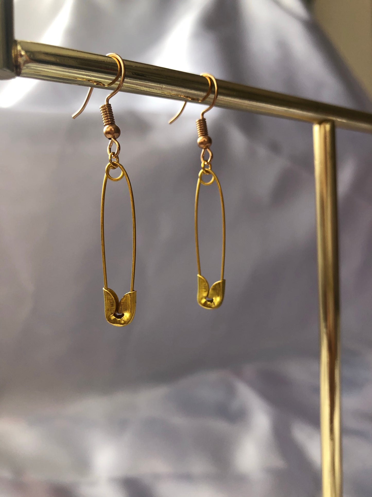 Pin earrings