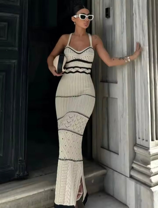 Knit summer dress