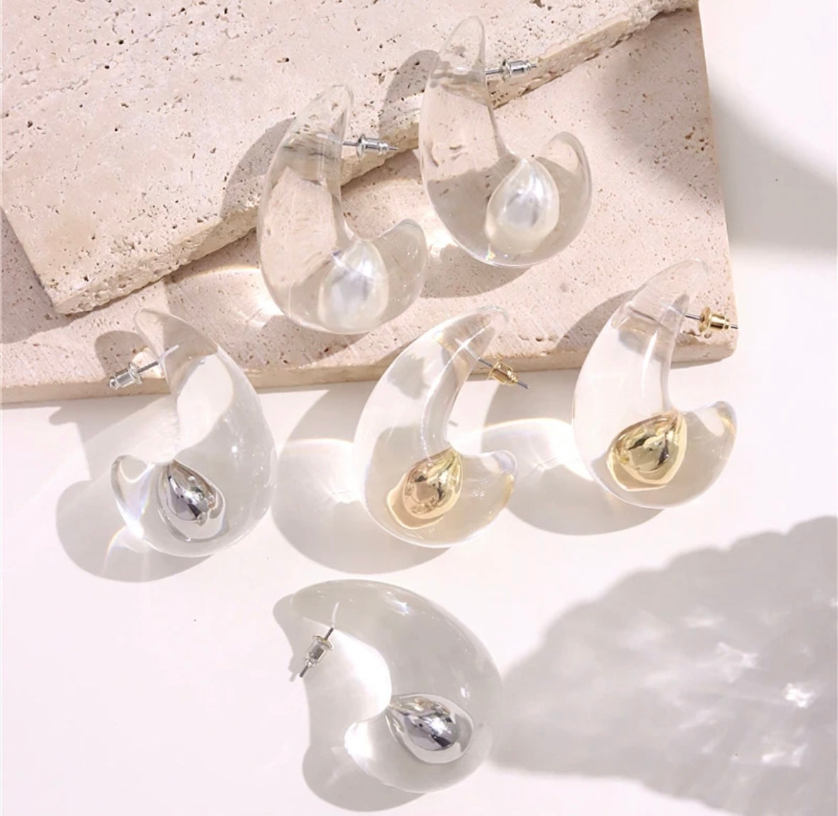 Pearl Water drop earrings