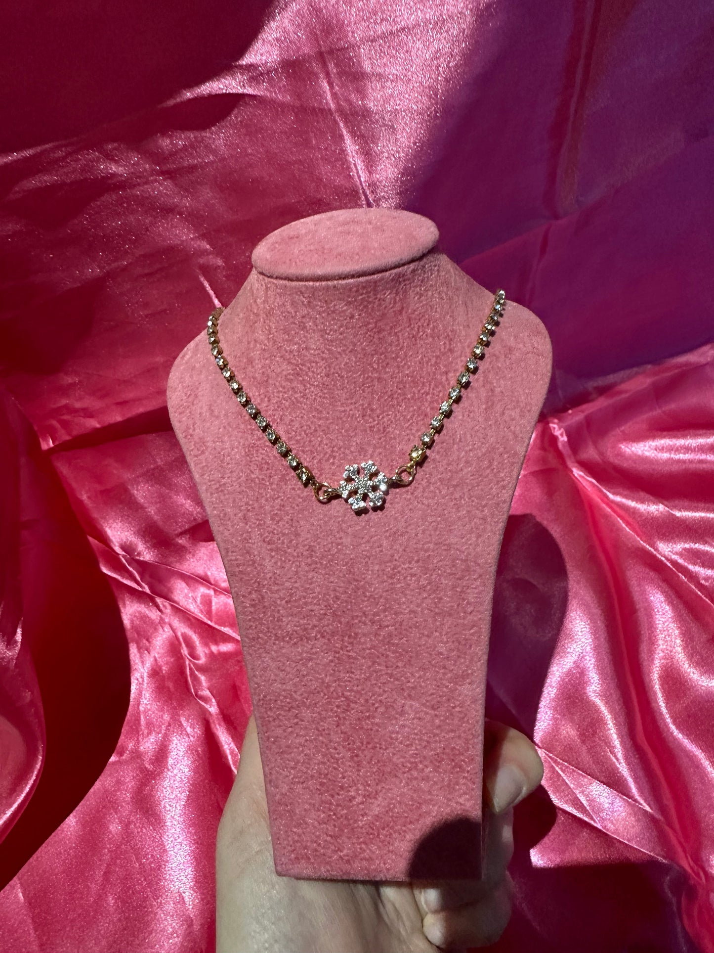 Snowflake necklace