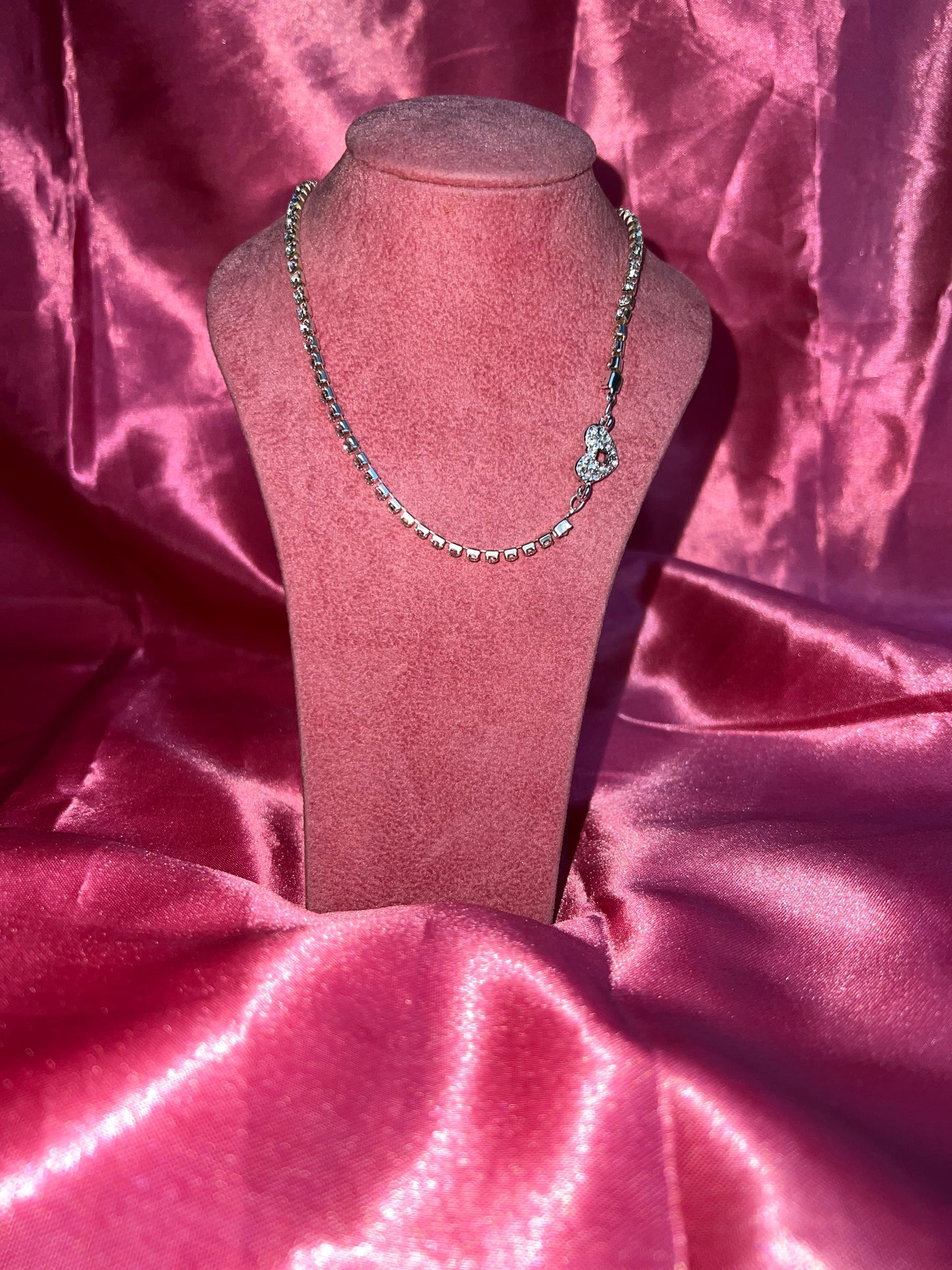 Heart lock necklace
