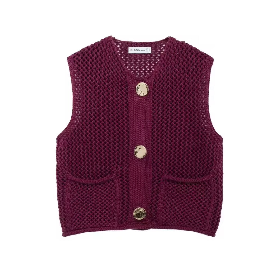 Knitted vest