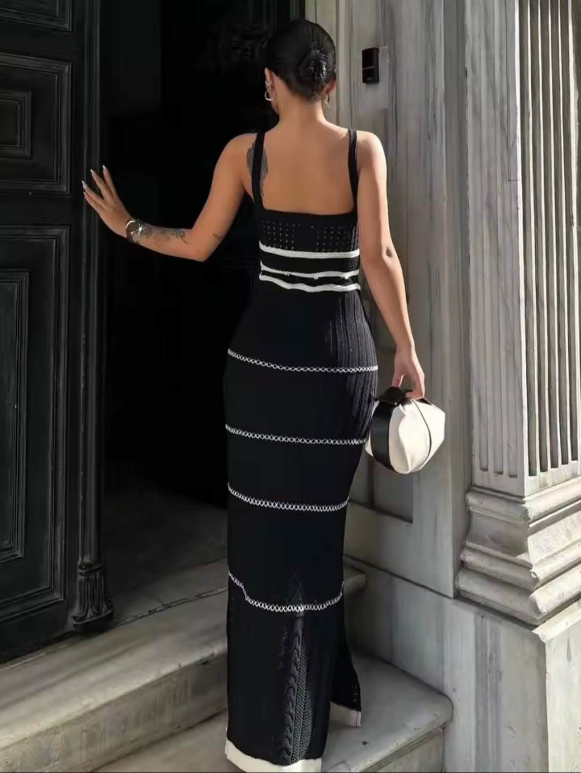 Knit summer dress