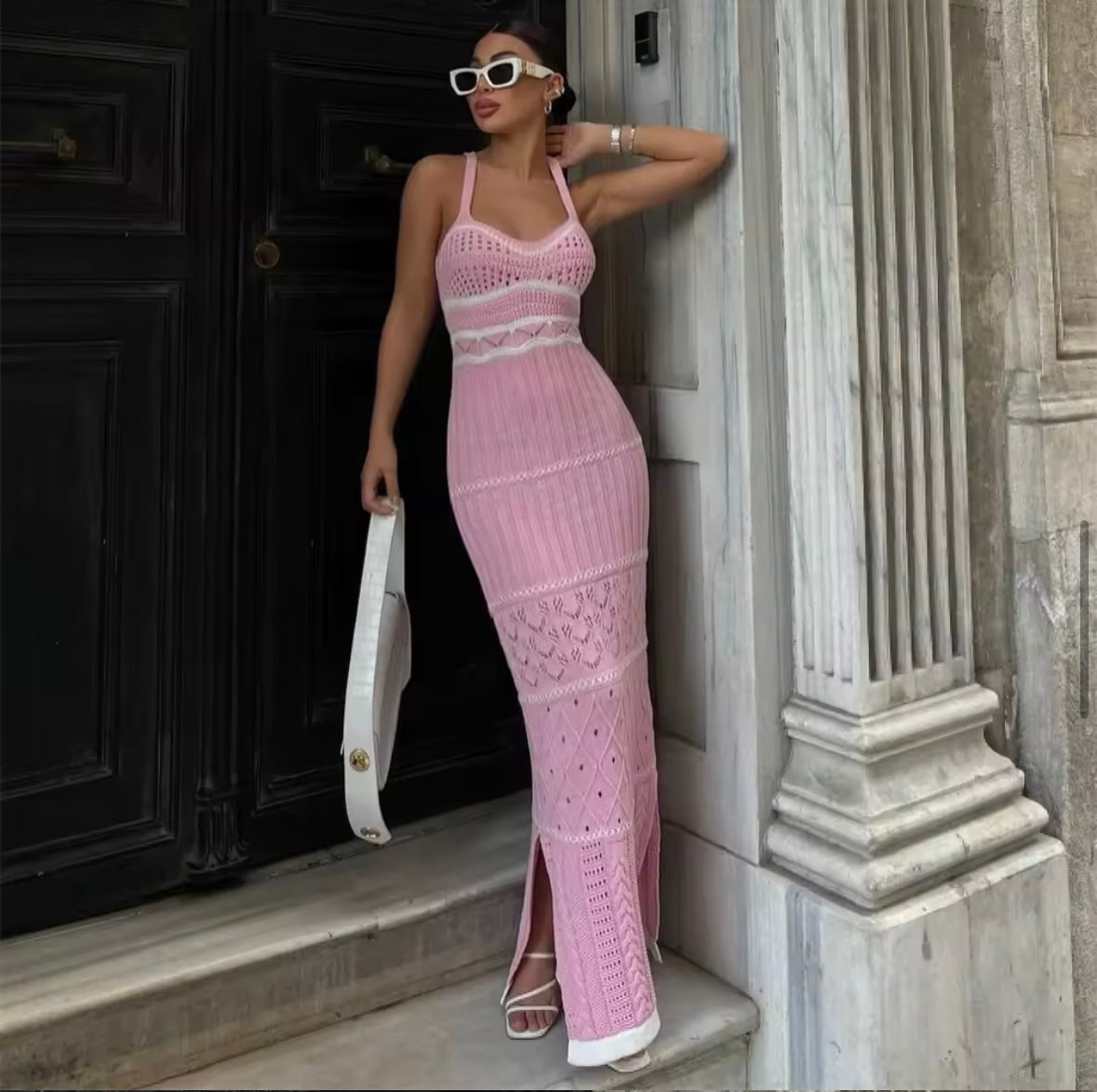 Knit summer dress