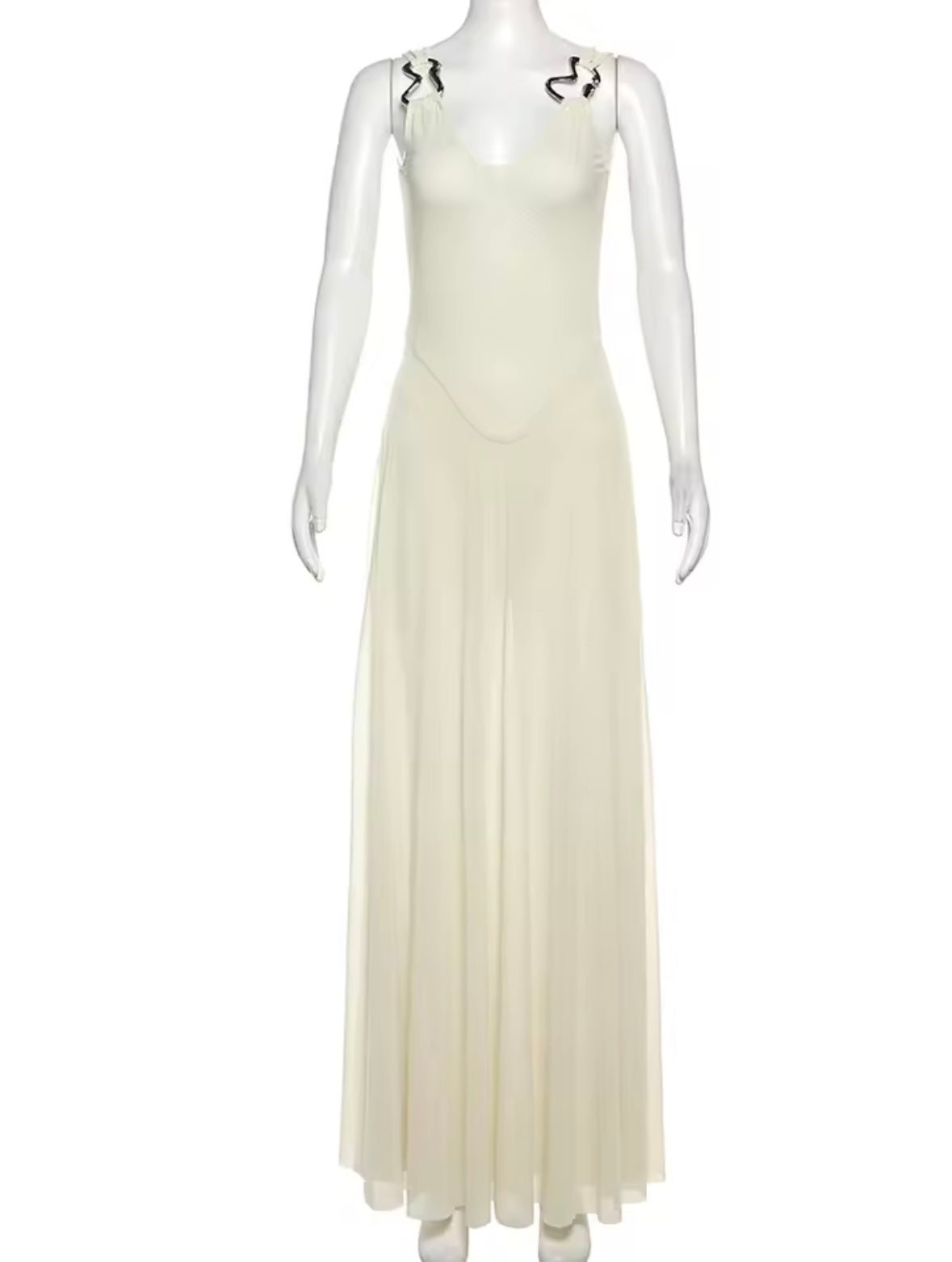 Sheer maxi dress