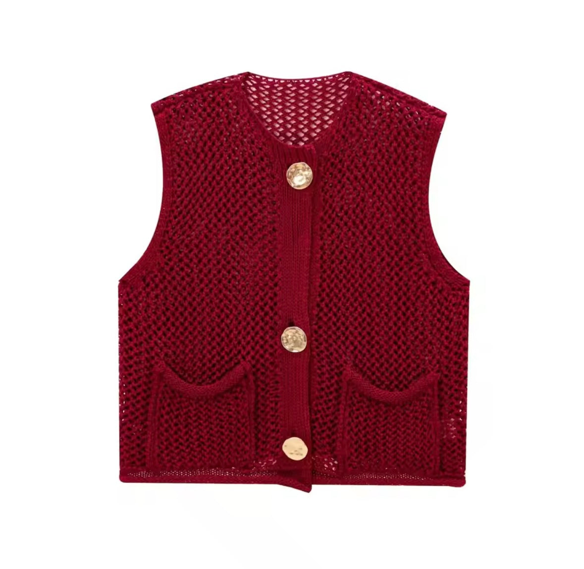 Knitted vest