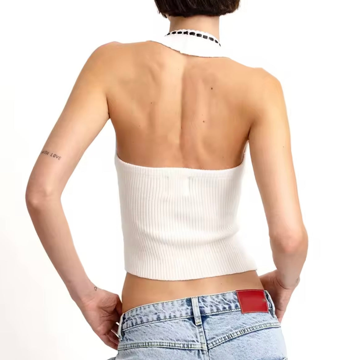 Knit tank top