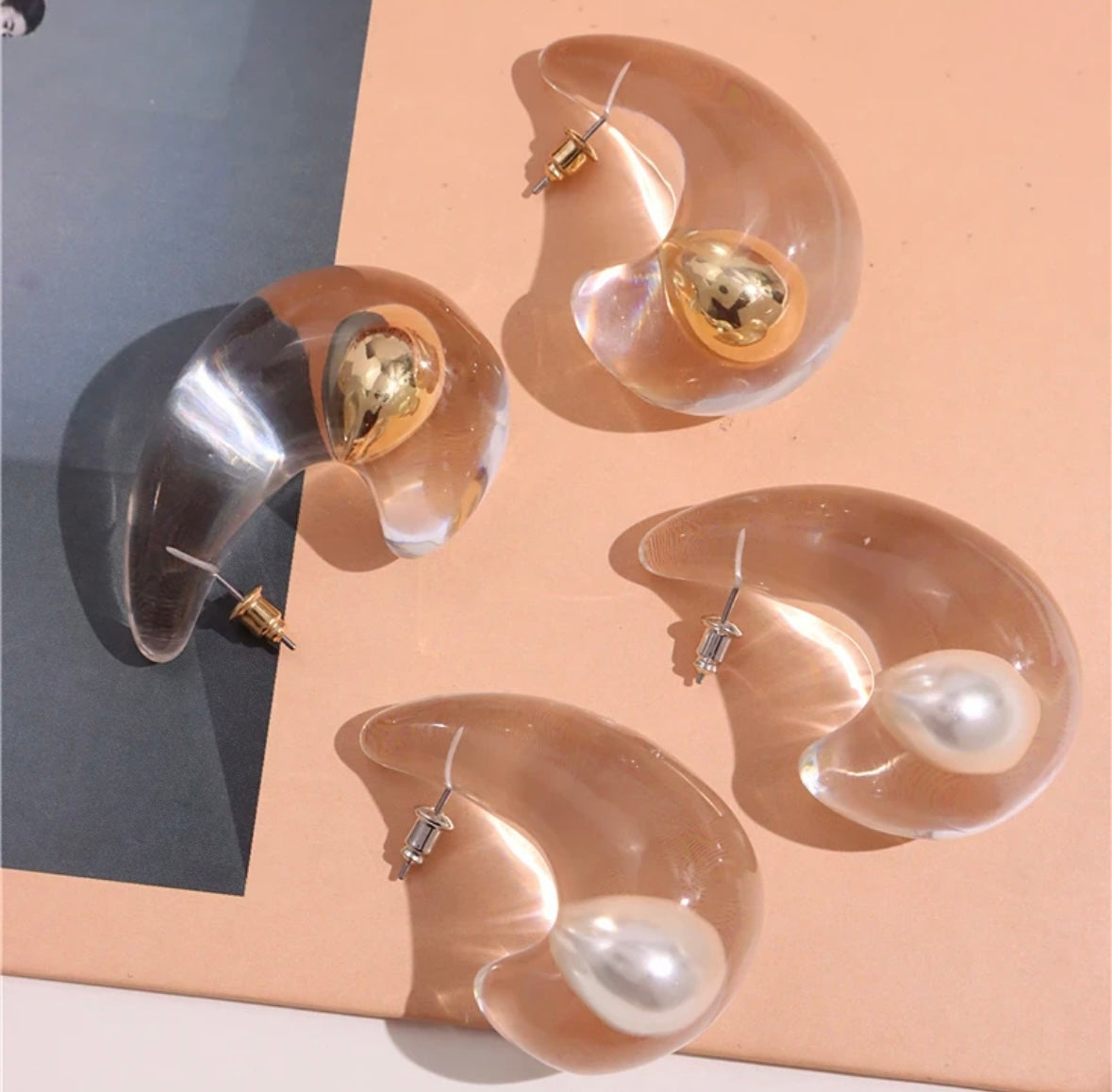 Pearl Water drop earrings