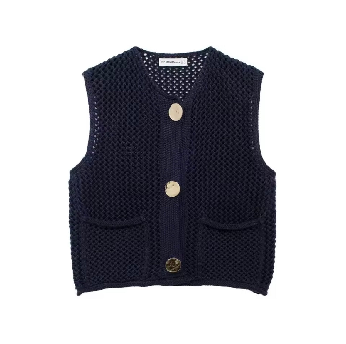 Knitted vest