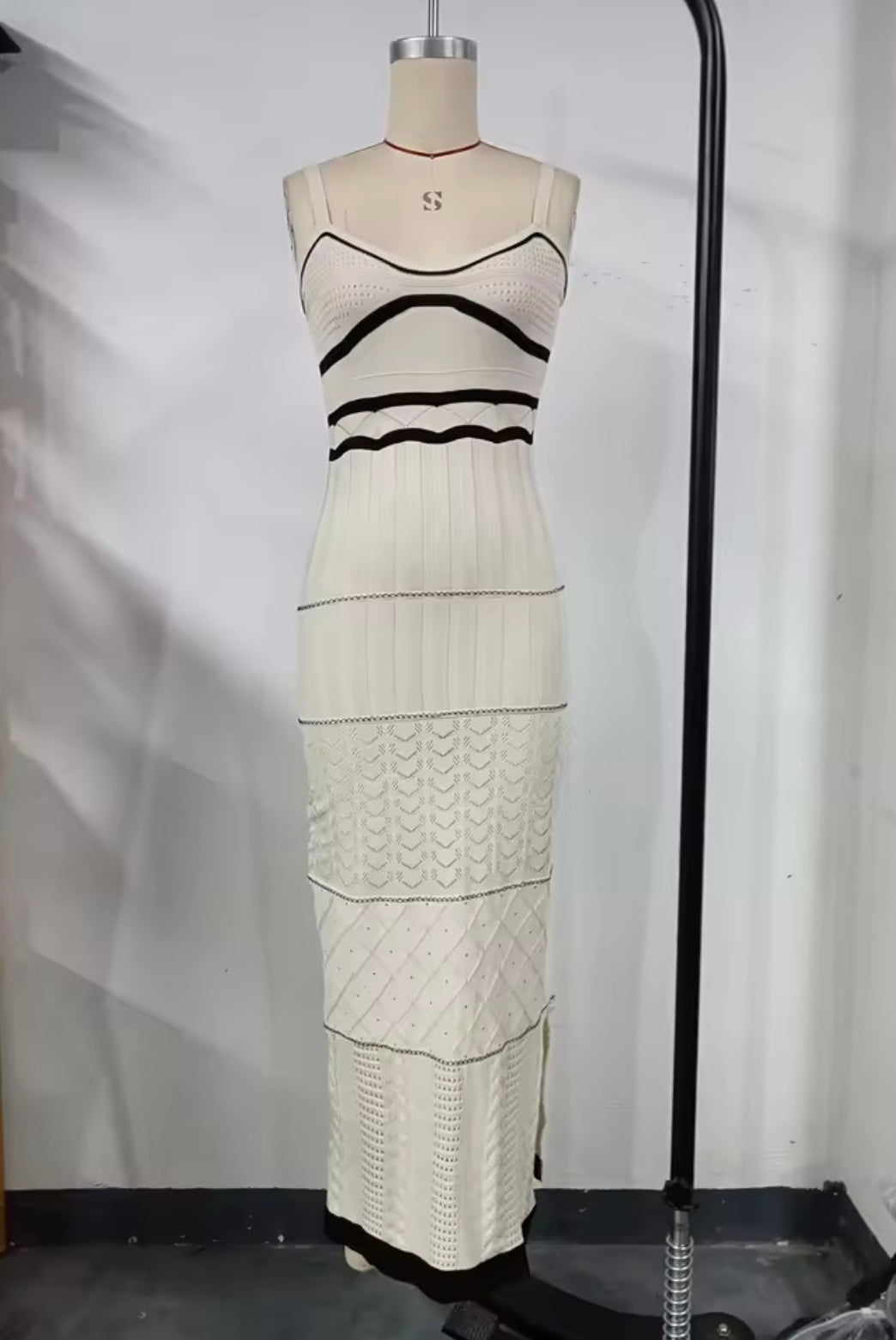Knit summer dress