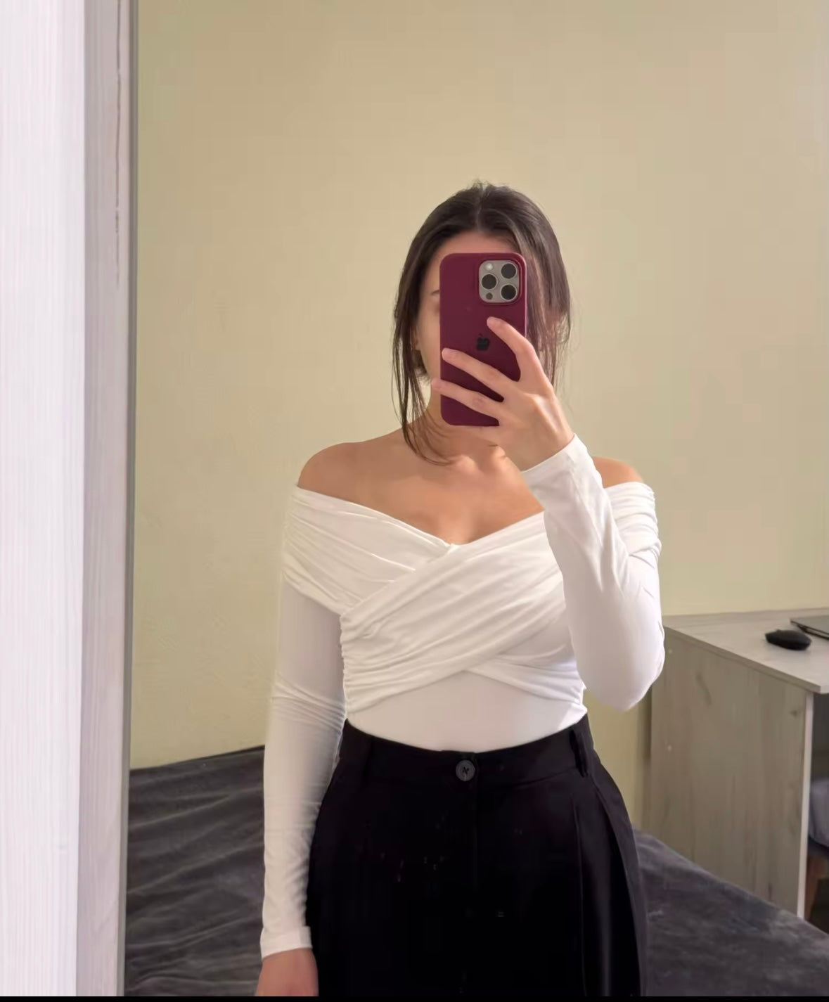 Off shoulder bodysuit