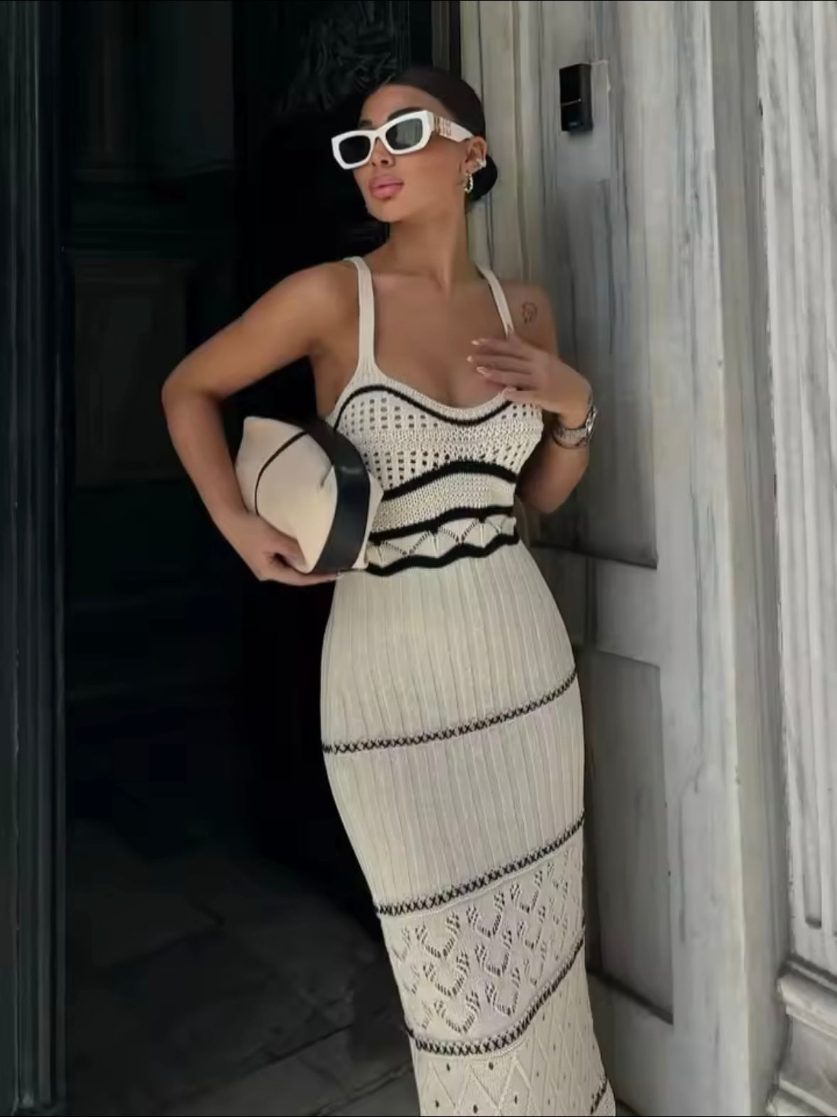 Knit summer dress