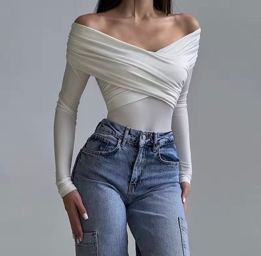 Off shoulder bodysuit