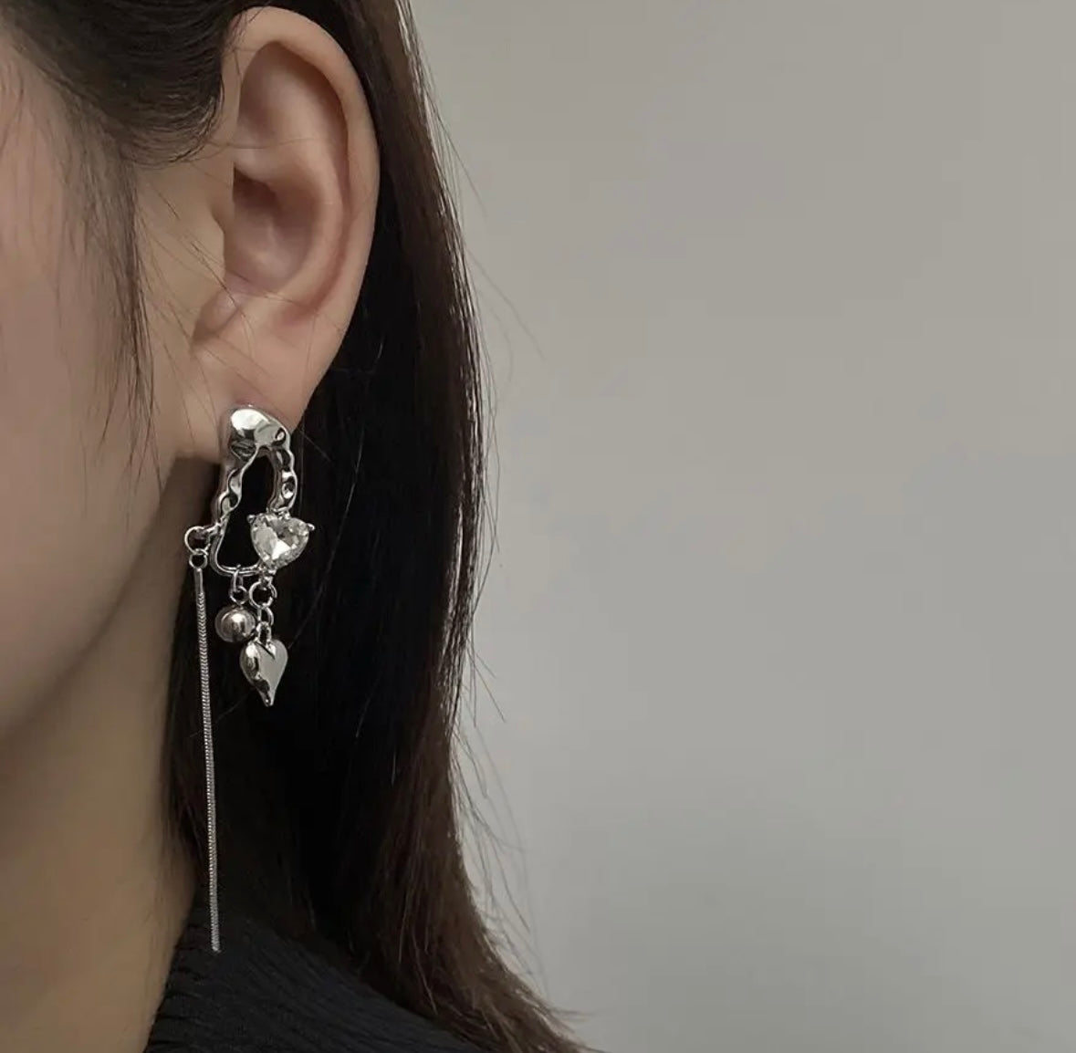 Asymmetrical earrings