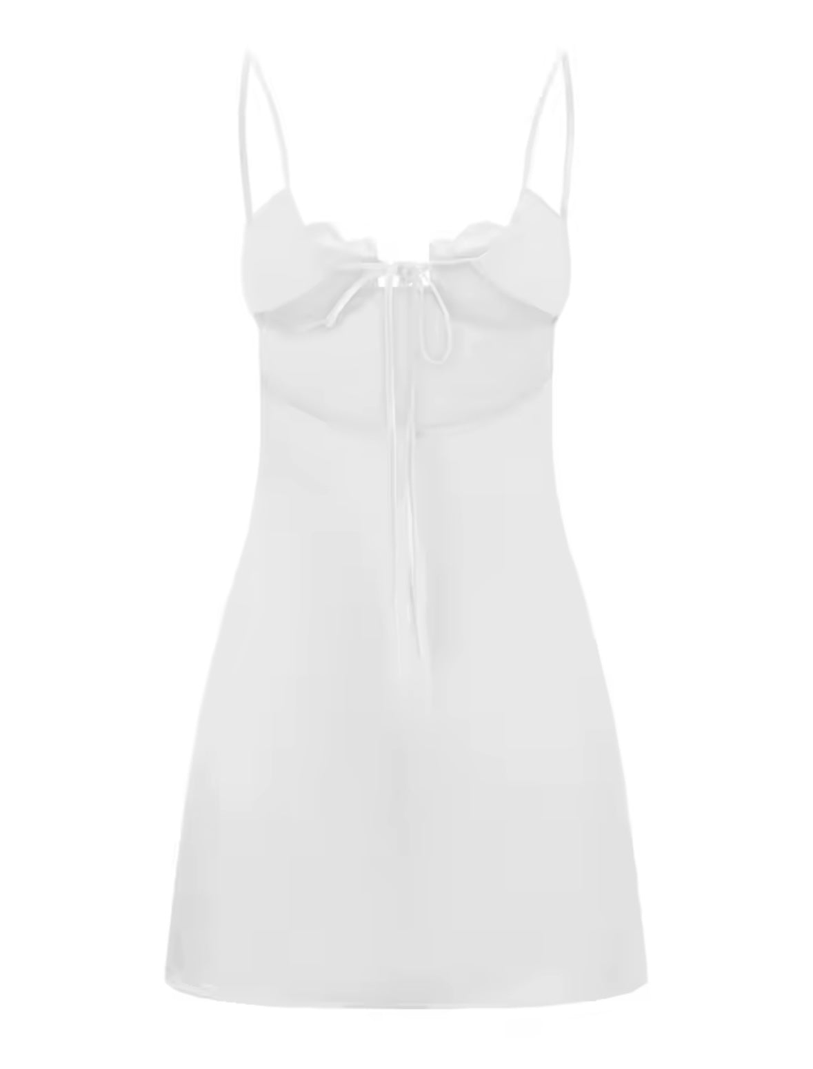 Mini satin dress