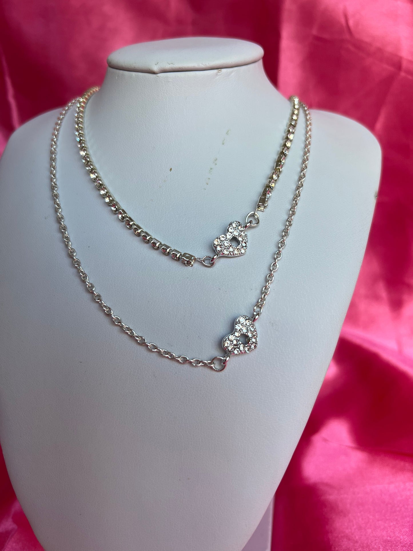 Heart lock necklace